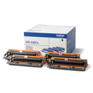 Brother DR-230CL - Tóner original, negro, cían, magenta y amarillo, pack de 4