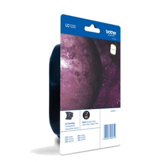 Brother LC1220 - Cartucho de tinta original, LC1220BKBP, negro