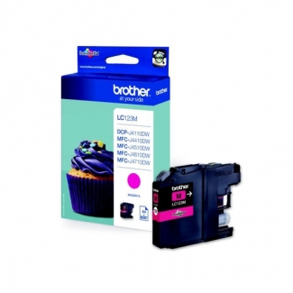 Brother LC123 - Cartucho de tinta original, LC123MBP, magenta