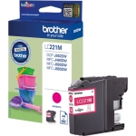 Brother LC221 - Cartucho de tinta original, LC221MBP, magenta