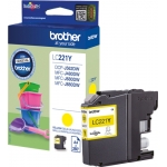 Brother LC221 - Cartucho de tinta original, LC221YBP, amarillo