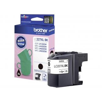 Brother LC227 - Cartucho de tinta original, LC227XLBKBP, negro