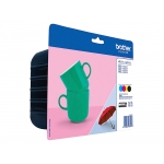 Brother LC227 - Cartucho de tinta original, LC227XLVALBP, negro, cían, magenta y amarillo, pack de 4