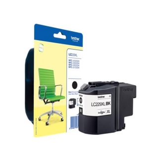 Brother LC229 - Cartucho de tinta original, LC229XLBKBP, negro