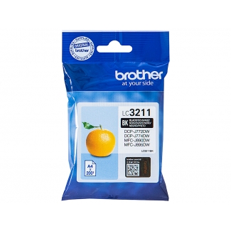 Brother LC3211 - Cartucho de tinta original, LC3211BK, negro