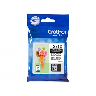 Brother LC3213 - Cartucho de tinta original, LC3213BK, negro
