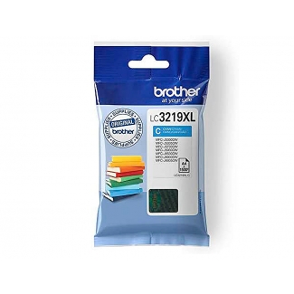 Brother LC3219 - Cartucho de tinta original, LC3219XLC, cían