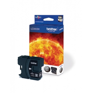 Brother LC980 - Cartucho de tinta original, LC980BK, negro
