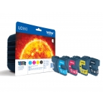 Brother LC980 - Cartucho de tinta original, LC980VALBP, negro, cían, magenta y amarillo, pack de 4