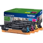 Brother TN-243CMYK - Tóner original, negro, cían, magenta y amarillo, pack de 4