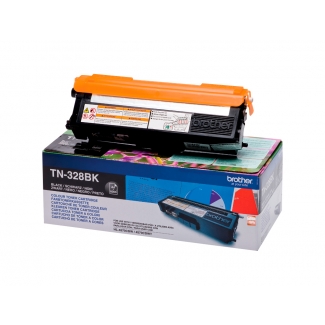 Brother TN-328BK - Tóner original, negro