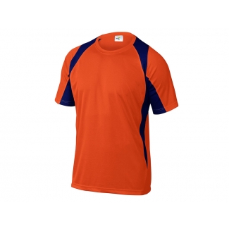 Deltaplus BALIOM-3XL - Camiseta manga corta de poliéster, color naranja, talla 3XL