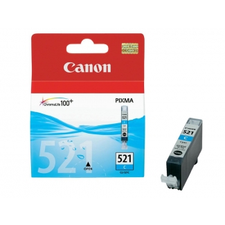 Canon CLI-521 C - Cartucho de tinta original 2934B001, cían