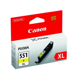 Canon CLI-551 Y XL - Cartucho de tinta original 6446B001, amarillo