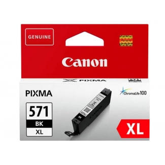 Canon CLI-571 BK XL - Cartucho de tinta original 0331C001, negro