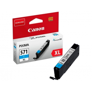 Canon CLI-571 C XL - Cartucho de tinta original 0332C001, cían