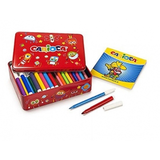 Carioca Color Kit - Rotuladores de colores, caja de 100 colores + album de colorear