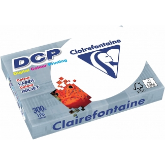 Clairefontaine - Papel, A4, 300 gramos, paquete de 125 hojas