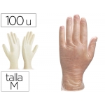 Csp - Guantes desechables de vinilo, caja de 100 unidades, talla M