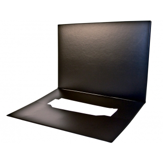 Csp - Vade de sobremesa doble, 48 x 34 cm, color negro