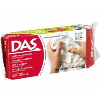 Das F387000 - Pasta para modelar, color blanco, 500 gr