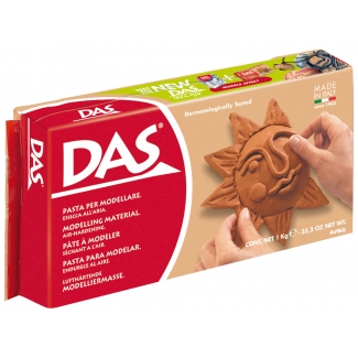 Das F387600 - Pasta para modelar, color terracota, 1000 gr