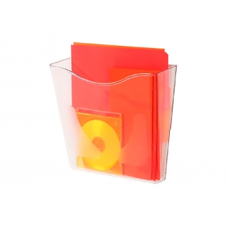 Deflecto CP078TYCRY - Expositor mural, plástico, A4