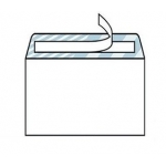 Distrimar DSB12 - Sobre cuarto prolongado, tamaño 190 x 250 mm, solapa tira de silicona, color blanco, caja de 250 unidades