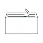 Distrimar DSB19 - Sobre C4, tamaño 229 x 324 mm, solapa tira de silicona, color blanco, caja de 250 unidades