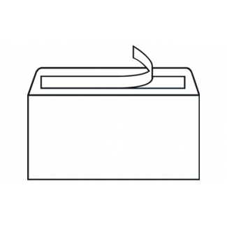 Distrimar DSB19 - Sobre C4, tamaño 229 x 324 mm, solapa tira de silicona, color blanco, caja de 250 unidades