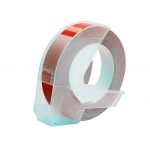 Dymo 520102 (S0898150) - Cinta para rotuladora, estampación relieve, color rojo, plástico