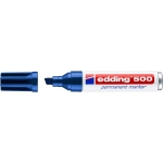 Edding 500 - Rotulador permanente, punta biselada, color azul