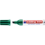 Edding 500 - Rotulador permanente, punta biselada, color verde