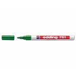 Edding 751 - Rotulador permanente punta de fibra, punta redonda de 1-2 mm, color verde