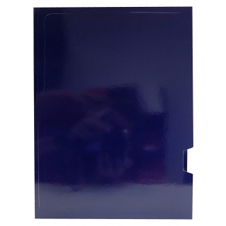 Elba Gio Ejecutivo - Subcarpeta de cartulina plastificada, A4, 275 gr/m2, dos solapas, color azul
