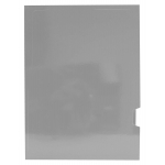 Elba Gio Ejecutivo - Subcarpeta de cartulina plastificada, A4, 275 gr/m2, dos solapas, color gris