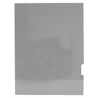 Elba Gio Ejecutivo - Subcarpeta de cartulina plastificada, A4, 275 gr/m2, dos solapas, color gris