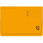 Elba Gio Pocket - Subcarpeta de cartulina, Folio, 320 gr/m2, color naranja, con bolsa y solapa