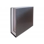 Elba Rado Chic 100580153 - Caja para archivador, tamaño A4, lomo ancho, color negro