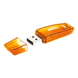 Emtec C410 - Memoria USB, 128 GB, 2.0, color naranja