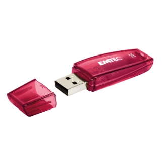 Emtec C410 - Memoria USB, 16 GB, 2.0, color rojo