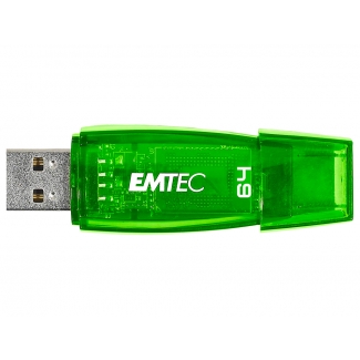 Emtec C410 - Memoria USB, 64 GB, 2.0, color verde
