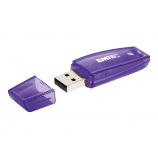 Emtec C410 - Memoria USB, 8 GB, 2.0, color morado