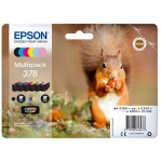 Epson 378 - Cartucho de tinta original, C13T37884010, negro, cían, magenta, amarillo, cían claro y magenta claro, pack de 6