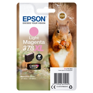 Epson 378 XL - Cartucho de tinta original, C13T37964010, magenta claro