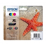 Epson 603 XL - Cartucho de tinta original, C13T03A64010, negro, cían, magenta y amarillo, pack de 4
