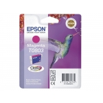 Epson T0803 - Cartucho de tinta original, C13T08034011, magenta