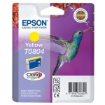 Epson T0804 - Cartucho de tinta original, C13T08044011, amarillo