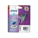 Epson T0805 - Cartucho de tinta original, C13T08054011, cían claro