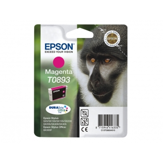 Epson T0893 - Cartucho de tinta original, C13T08934011, magenta